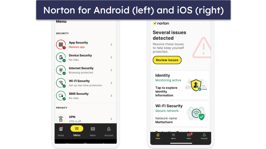 🥇1. Norton 360 — Best Antivirus for Windows, Android &amp; iOS