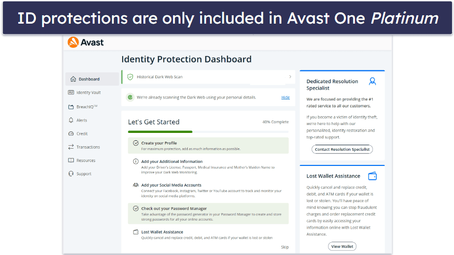 7. Avast — Great for Beginners (With a Good Free Plan)